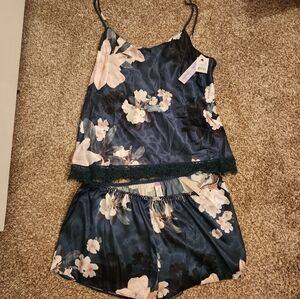 NWT Silk Tank and Short Set